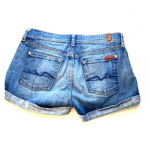 7 For All Mankind Denim Shorts